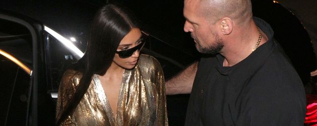 Kim Kardashian und ihr Bodyguard Pascal Duvier Kim Kardashian und ihr Bodyguard Pascal Duvier