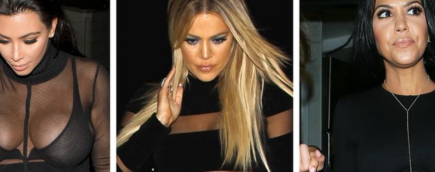 Khloe Kardashian, Kim Kardashian und Kourtney Kardashian Khloe Kardashian, Kim Kardashian und Kourtney Kardashian