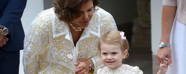 Prinzessin Estelle von Schweden und Königin Silvia von Schweden Prinzessin Estelle von Schweden und Königin Silvia von Schweden