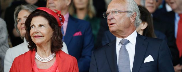 Königin Silvia und König Carl Gustaf beim CHIO 2016 in Aachen Königin Silvia und König Carl Gustaf beim CHIO 2016 in Aachen