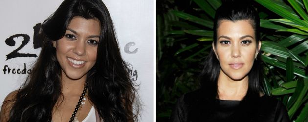 Kourtney Kardashian, 2008 und 2016 Kourtney Kardashian, 2008 und 2016