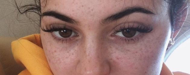 Kylie Jenner mit Sommersprossen Kylie Jenner mit Sommersprossen