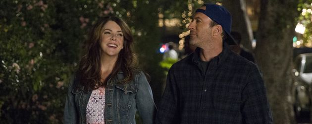 Lauren Graham & Scott Patterson am "Gilmore Girls"-Set Lauren Graham & Scott Patterson am "Gilmore Girls"-Set