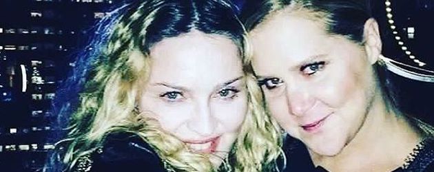 Madonna und Amy Schumer 2016 nach der Show von Amy Schumer in New York Madonna und Amy Schumer 2016 nach der Show von Amy Schumer in New York