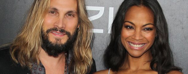 Marco Perego und Zoe Saldana Marco Perego und Zoe Saldana