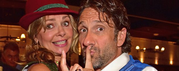 Maren Gilzer und Falk-Willy Wild bei der Angermaier Trachtennacht Maren Gilzer und Falk-Willy Wild bei der Angermaier Trachtennacht