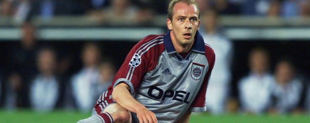 Mario Basler beim Champions-League-Finale 1999 Mario Basler beim Champions-League-Finale 1999