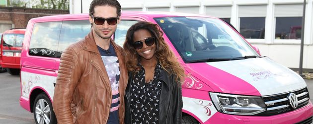 Marius Lepure und Oti Mabuse bei "Promi Shopping Queen" Marius Lepure und Oti Mabuse bei "Promi Shopping Queen"