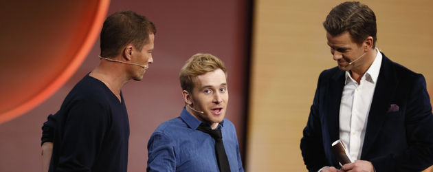 Samuel Koch, Till Schweiger und Markus Lanz Samuel Koch, Till Schweiger und Markus Lanz