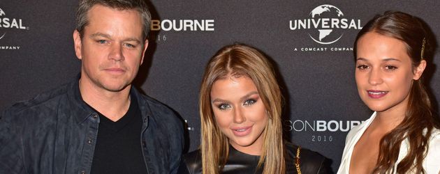 Matt Damon, Kim Gloss und Alicia Vikander in Berlin Matt Damon, Kim Gloss und Alicia Vikander in Berlin
