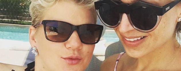 Melanie Müller und Verena Kerth auf Ibiza Melanie Müller und Verena Kerth auf Ibiza