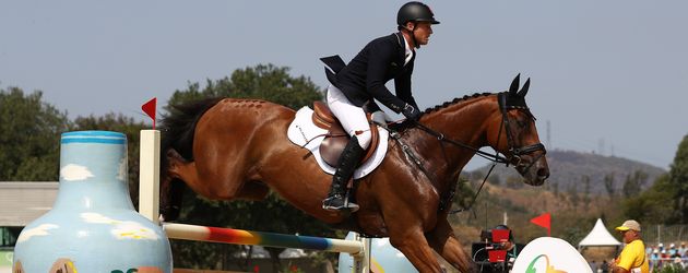 Reiter Michael Jung und Pferd Sam in Rio 2016 Reiter Michael Jung und Pferd Sam in Rio 2016