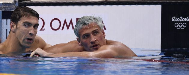 Michael Phelps und Ryan Lochte bei Olympia 2016 Michael Phelps und Ryan Lochte bei Olympia 2016