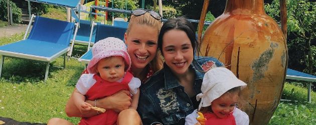 Michelle Hunziker, Sole Trussardi, Celeste Trussardi und Aurora Hunziker Michelle Hunziker, Sole Trussardi, Celeste Trussardi und Aurora Hunziker