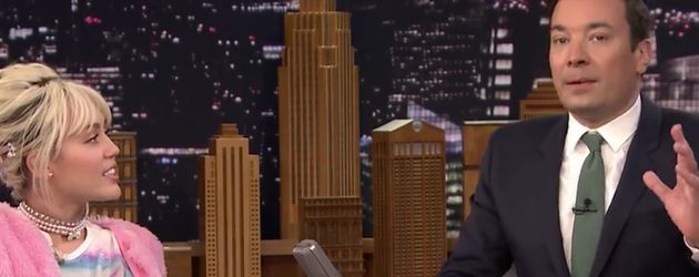 Miley Cyrus und Jimmy Fallon Miley Cyrus und Jimmy Fallon