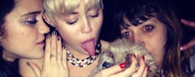 Miley Cyrus und Marnie The Dog Miley Cyrus und Marnie The Dog