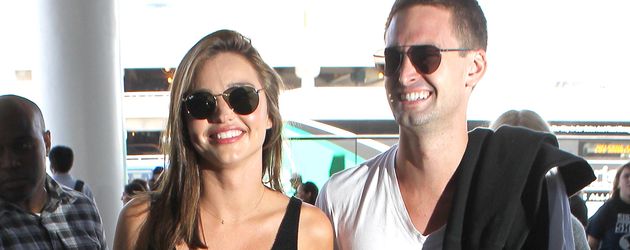 Model Miranda Kerr und Snapchat-Gründer Evan Spiegel Model Miranda Kerr und Snapchat-Gründer Evan Spiegel