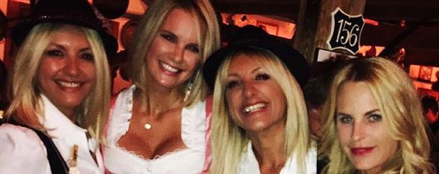 Monica Ivancan mit ihren Freundinnen auf dem Oktoberfest Monica Ivancan mit ihren Freundinnen auf dem Oktoberfest