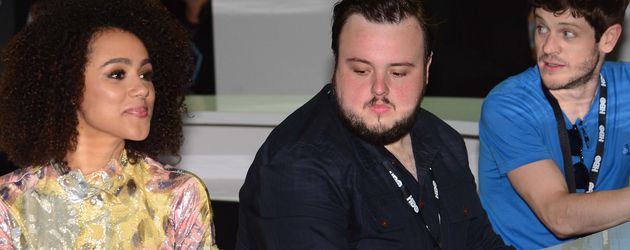 Nathalie Emmanuel, John Bradley und Iwan Rheon, Stars von "Game of Thrones" Nathalie Emmanuel, John Bradley und Iwan Rheon, Stars von "Game of Thrones"
