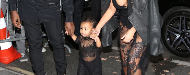 Kim Kardashian, Kanye West und North West Kim Kardashian, Kanye West und North West