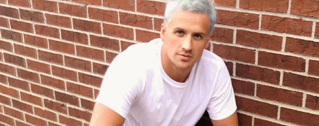 Olympia-Schwimmer Ryan Lochte mit blonden Haaren Olympia-Schwimmer Ryan Lochte mit blonden Haaren