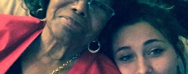 Paris Jackson mit Großmutter Katherine Paris Jackson mit Großmutter Katherine