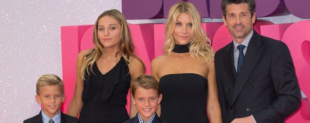 Patrick Dempsey, Jillian Fink und ihre Kids Tallula, Darby und Sullivan bei einer Film-Premiere Patrick Dempsey, Jillian Fink und ihre Kids Tallula, Darby und Sullivan bei einer Film-Premiere