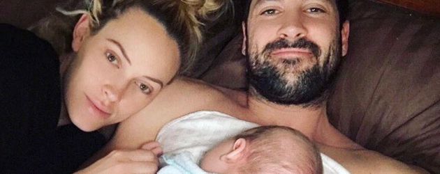 Peta Murgatroyd, Maksim Chmerkovskiy und Baby Shai Peta Murgatroyd, Maksim Chmerkovskiy und Baby Shai