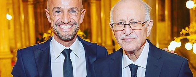 Peyman Amin mit seinem Vater Saeed Peyman Amin mit seinem Vater Saeed