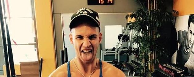 Pietro beim Training Pietro beim Training