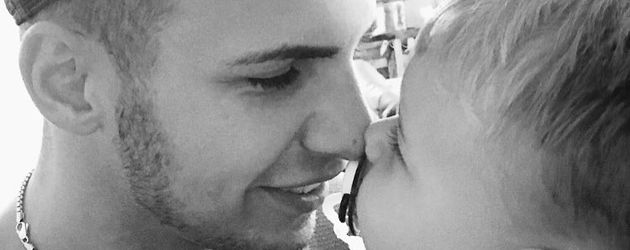 Pietro Lombardi mit seinem Sohn Alessio Pietro Lombardi mit seinem Sohn Alessio