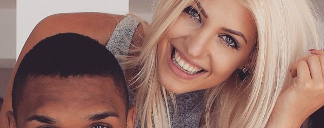 Playmate Sarah Nowak und Personal Trainer Dominic Harrison Playmate Sarah Nowak und Personal Trainer Dominic Harrison