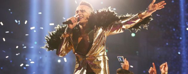 Prince Damien bei seiner Sieger-Performance bei DSDS 2016 Prince Damien bei seiner Sieger-Performance bei DSDS 2016