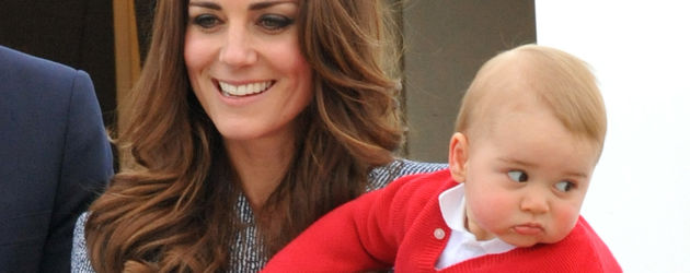 Herzogin Kate und Prinz George Herzogin Kate und Prinz George