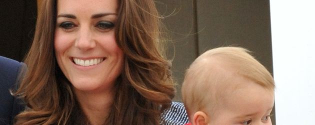 Herzogin Kate und Prinz George Herzogin Kate und Prinz George