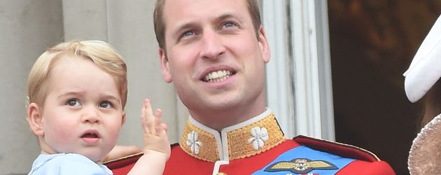Prinz William und Prinz George Prinz William und Prinz George