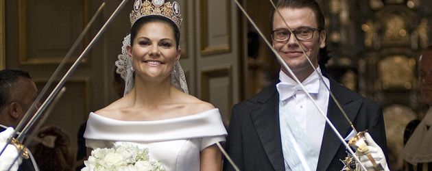 Prinzessin Victoria von Schweden und Prinz Daniel bei ihrer Hochzeit 2010 Prinzessin Victoria von Schweden und Prinz Daniel bei ihrer Hochzeit 2010