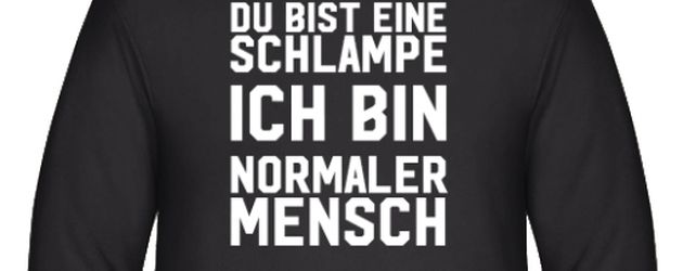 Pullover mit Pietros Spruch Pullover mit Pietros Spruch