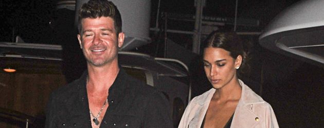 Robin Thicke und April Love Geary Robin Thicke und April Love Geary
