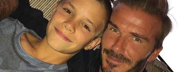 Romeo und David Beckham Romeo und David Beckham
