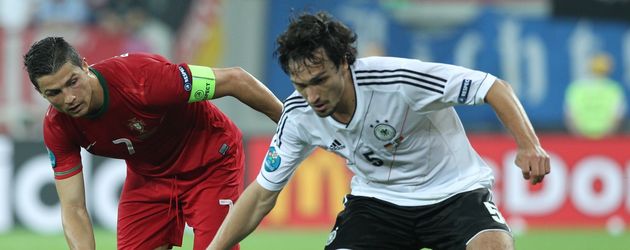 Cristiano Ronaldo, Mats Hummels und EM 2012 Cristiano Ronaldo, Mats Hummels und EM 2012