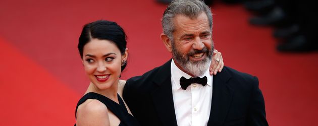 Rosalind Ross und Mel Gibson in Cannes Rosalind Ross und Mel Gibson in Cannes