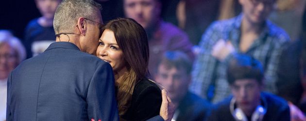 Sabia Boulahrouz und Uri Geller Sabia Boulahrouz und Uri Geller