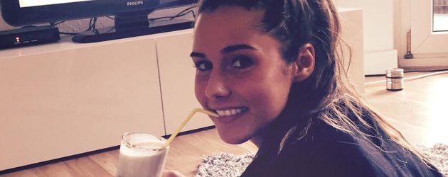 Sarah Lombardis Social-Media-Werbung für Fit-Banana-Shake Sarah Lombardis Social-Media-Werbung für Fit-Banana-Shake