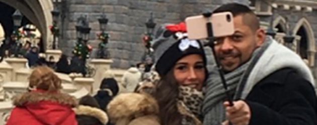 Sarah Lombardi und Michal T. im Disneyland in Paris Sarah Lombardi und Michal T. im Disneyland in Paris