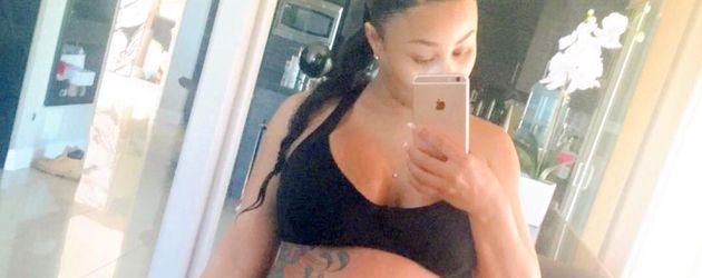Blac Chyna während ihrer zweiten Schwangerschaft Blac Chyna während ihrer zweiten Schwangerschaft