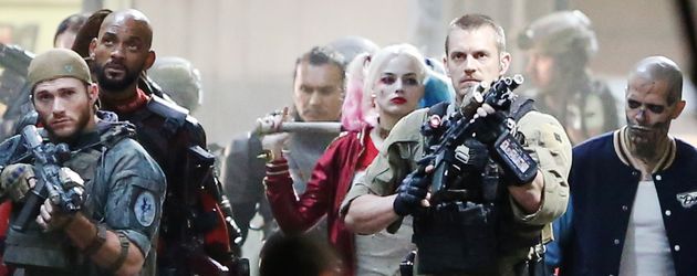 Will Smith, Scott Eastwood, Margot Robbie und Joel Kinnaman Will Smith, Scott Eastwood, Margot Robbie und Joel Kinnaman