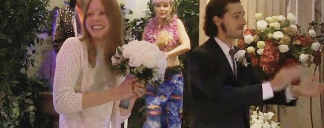 Shia LaBeouf und Mia Goth bei ihrer Hochzeit Shia LaBeouf und Mia Goth bei ihrer Hochzeit