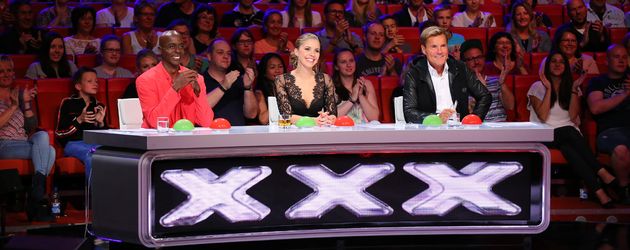 Bruce Darnell, Victoria Swarovski und Dieter Bohlen beim "Supertalent" Bruce Darnell, Victoria Swarovski und Dieter Bohlen beim "Supertalent"