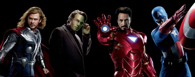 Chris Hemsworth, Robert Downey Junior, Chris Evans und Mark Ruffalo Chris Hemsworth, Robert Downey Junior, Chris Evans und Mark Ruffalo